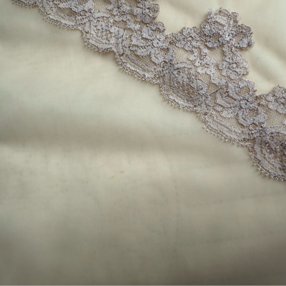 Vintage 60’s Mistee Peach Nylon Sheer Bed Cape Jacket Lingerie Medium - Picture 13 of 14